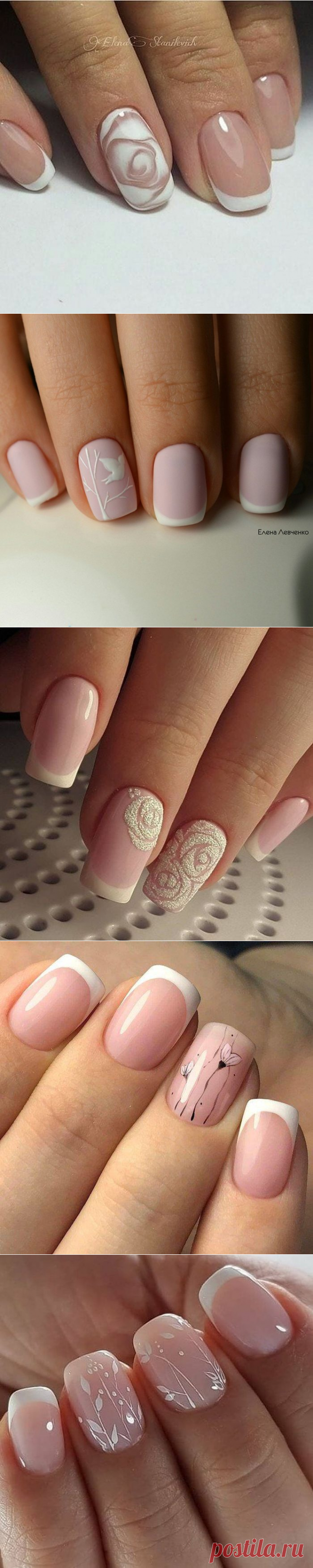 Френч по-новому: 30+ идей, как разнообразить классический маникюр — Мир интересного