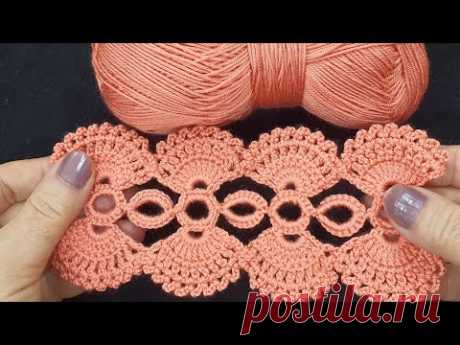 Çok kolay tığ işi örgü model &amp; Very easy crochet knitting model &amp;