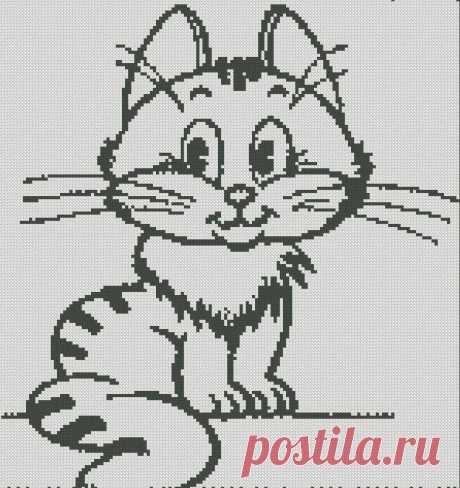 «Одна из любимых тем вышивальщиц – кошки. В траве, с клубочками, в анфас и в профиль… Кошки ведь милые в любом положении. Сегодня в моду вошло еще одно кошачье направление – вышивка стилизованных ри...» — карточка пользователя Антонина Д. в Яндекс.Коллекциях