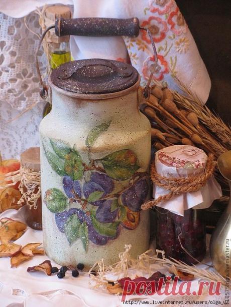 Кувшинчики, бидончики, горшочки... декупаж.
