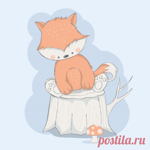 Симпатичная лисица с мультяшным деревом Более миллиона свободных векторов, PSD, фотографии и бесплатные иконки. Эксклюзивные халявы и все графические ресурсы, которые необходимые для ваших проектов