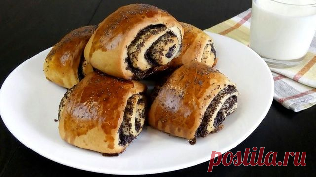 Маковые булочки – пошаговый рецепт с фотографиями