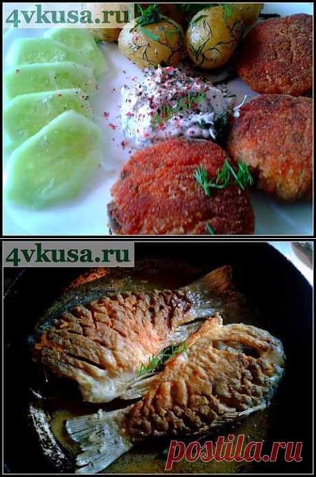 ИКРЯНИКИ И КАРАСИ ЖАРЕННЫЕ | 4vkusa.ru