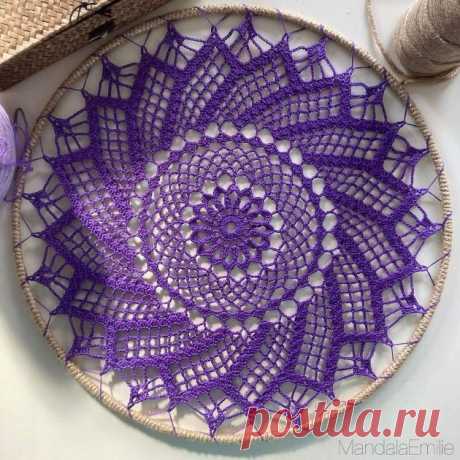 Интерьерная мандала крючком. 7 ажурных вариантов со схемами | Paradosik_Handmade Пульс Mail.ru