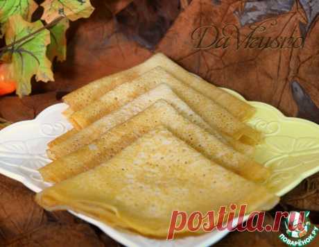 Тонкие блины на ряженке и кипятке – кулинарный рецепт