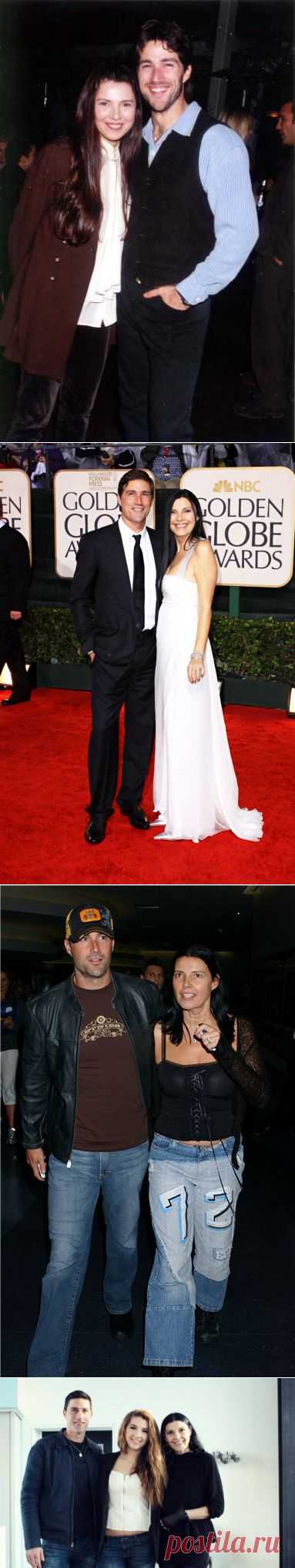 Matthew Fox with wife and daughter
