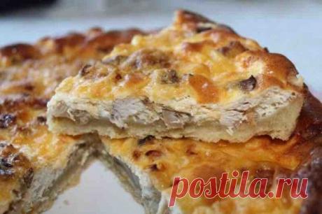 Киш с индейкой и грибами - rastimul.com.ua