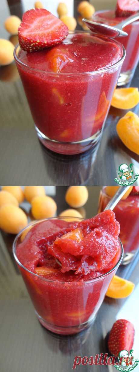 Клубничное желе с абрикосами - кулинарный рецепт