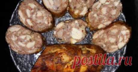 Колбаска домашняя а-ля краковская Автор рецепта dr_kulinar  Колбаска домашняя а-ля краковская - пошаговый рецепт с фото.