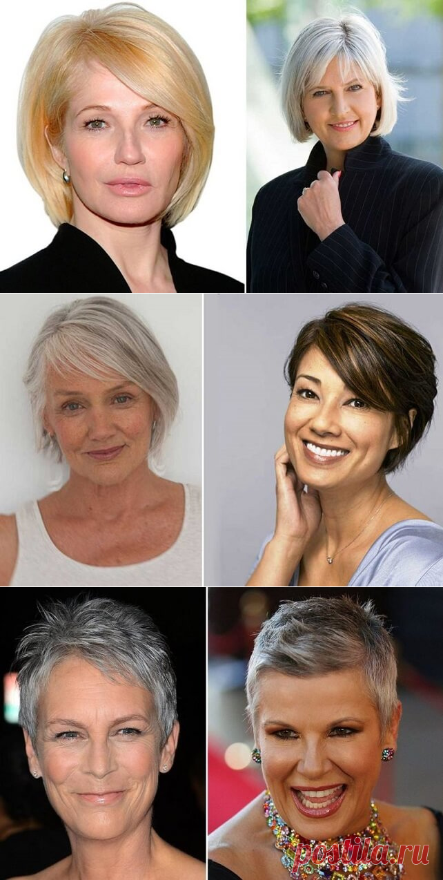 Стрижки для круглого лица для женщин за 40