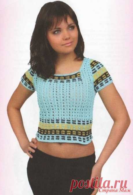 Топ - Жаккард - Страна Мам