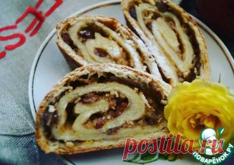 Вертуха с яблоками – кулинарный рецепт