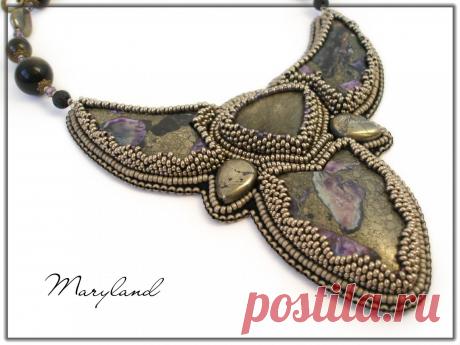 Колье &quot;Interlace&quot; и Жгутик-трансформер &quot;Viki&quot; | biser.info - всё о бисере и бисерном творчестве