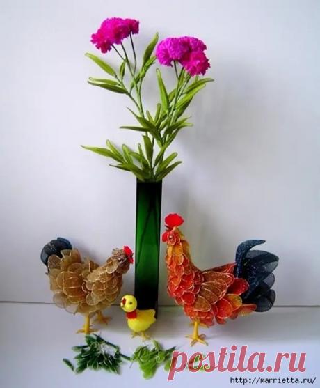 ПТИЦЫ и цветы из капрона. Идеи и мастер-класс - медиаплатформа МирТесен