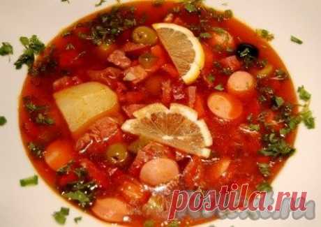 Как приготовить солянку мясную сборную