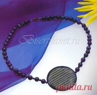 Колье из бисера - Украшения на Шею из бисера - Схемы и Описания - Cхемы Бисероплетения | Украшения из Бисера | Рукоделие