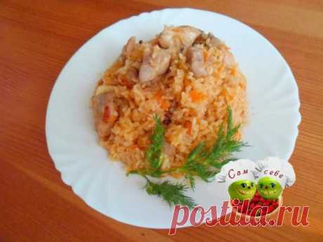 Плов в мультиварке с курицей