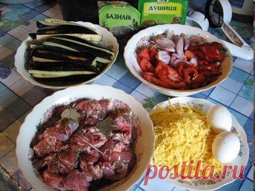 Имамбоилди (мясо с баклажанами и сыром) - ХЛЕБОПЕЧКА.РУ