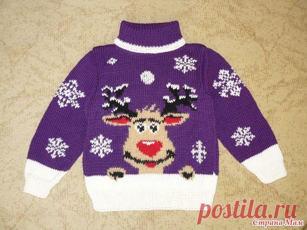 Смешной олень.