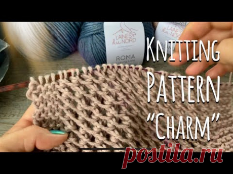 Красивейший УЗОР для КАРДИГАНА "Charm" / Beautiful knitting pattern for cardigan