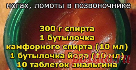 Моя бабушка в свои 82 понятия не имела, что такое боли в суставах, тяжесть в ногах, боль в позвоночнике Спасла ее всегда "Бабушкина растирка"