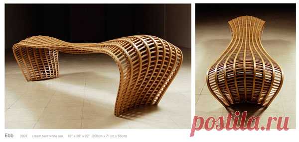 Изогнутые скамьи | Wood Design - Дизайн интерьера, Природа