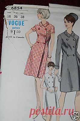 Vintage sewing pattern: 1960s coat dress | Flickr - Photo Sharing!