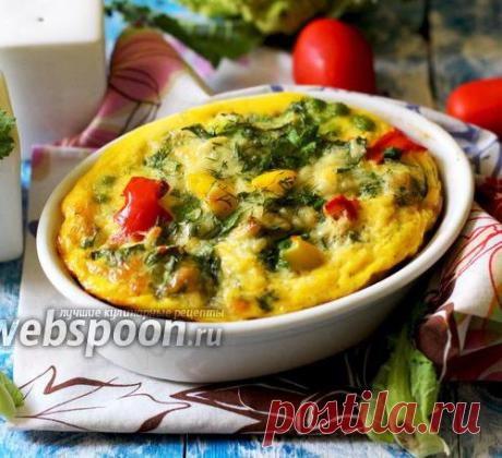 Омлет с капустой романеско