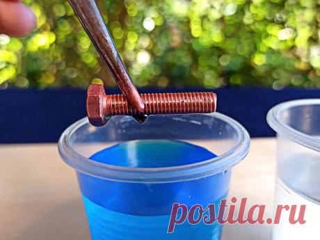 Как меднить любые металлические детали без электролиза за несколько секунд: применение основ химии в домашних делах Химические основы процесса. Техника безопасности. Оборудование и материалы. Технология процесса.