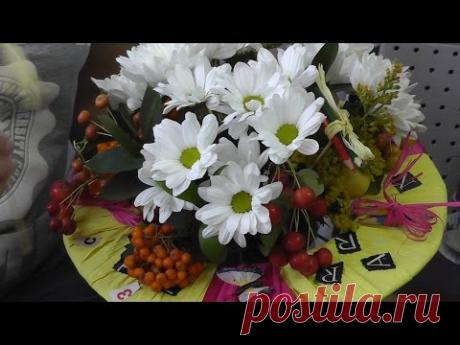 Букет учителю. Мастер-класс