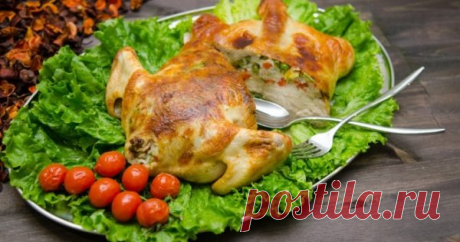 Как приготовить курицу без костей? Обалденная фаршированная курица в духовке