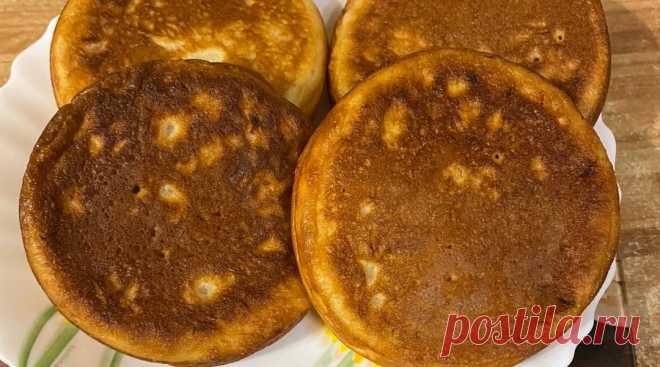 Панкейки с бананом