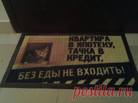 Коврик у входной двери))