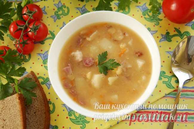 Гороховый суп в мультиварке, пошаговый рецепт с фото