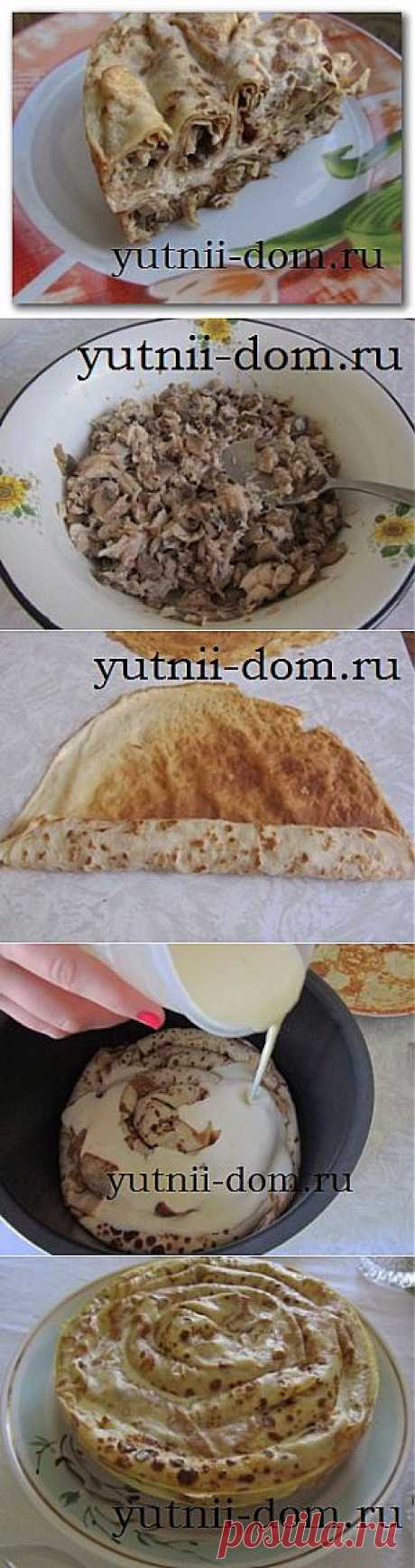 Фаршированные блины Рецепт с фото | Уютный дом