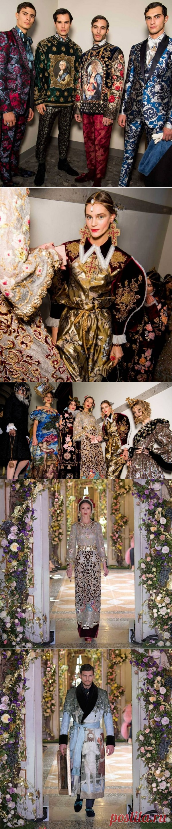 Милан: в столице моды представлена новая коллекция от Dolce&Gabbana - новости Италии