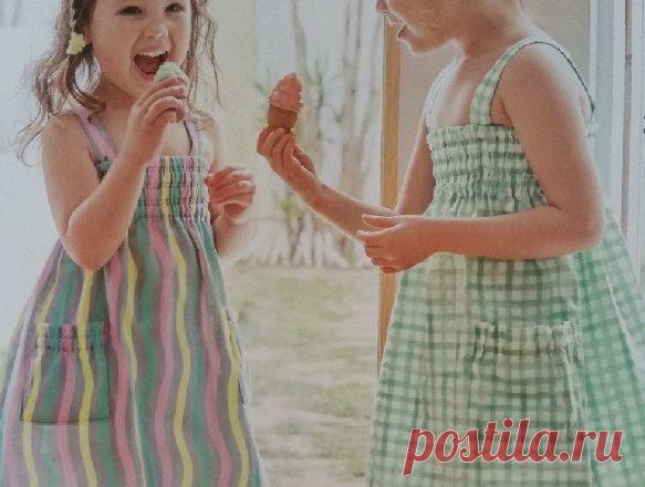 Сарафан с резинкой.Схемы.