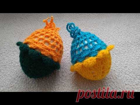 Красивый чехол для пасхального яйца вязаный крючком !!!Easter eggs Crochet