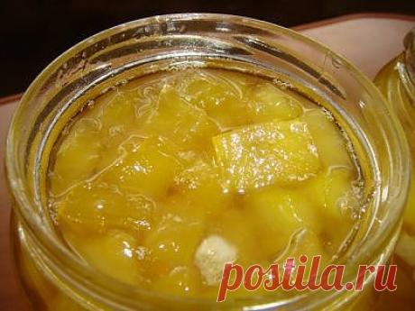 Кабачковое варенье с апельсином.