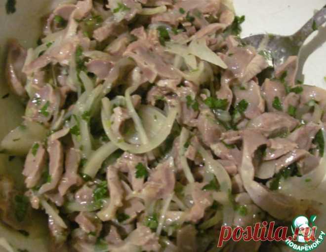 Маринованные желудочки – кулинарный рецепт
