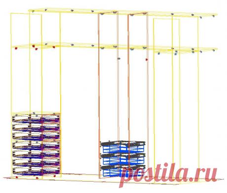 Каркасный вид bCAD
