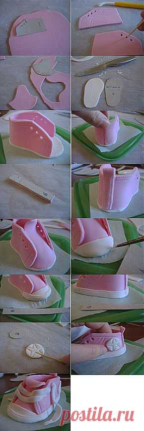 Baby Converse Shoe tutorial | Pasti