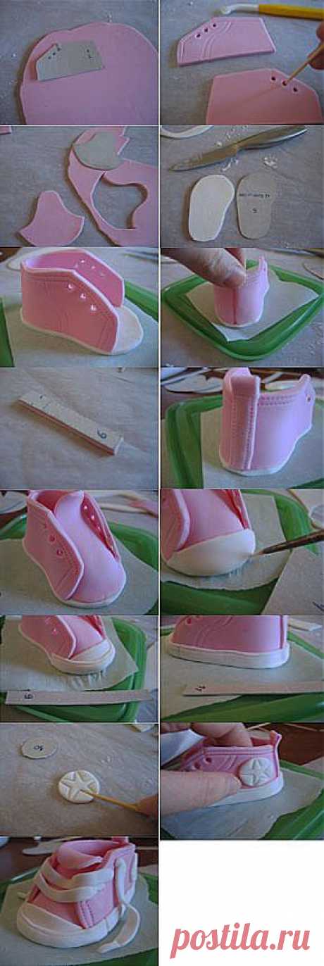 Baby Converse Shoe tutorial | Pasti