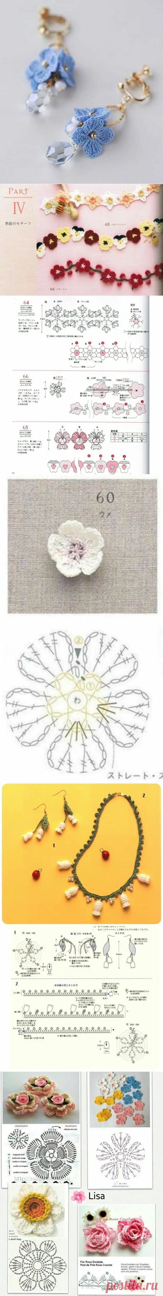 (10) Волшебные миниатюрные украшения, связанные крючком - Сам себе мастер - 28 марта - 43705582870 - Медиаплатформа МирТесен