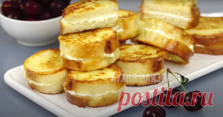 Скоро начнется: завтраки в школу (простой рецепт сладких гренок, от которых еще ни один ребенок не отказался, так вкусно) | Кухня наизнанку | Яндекс Дзен