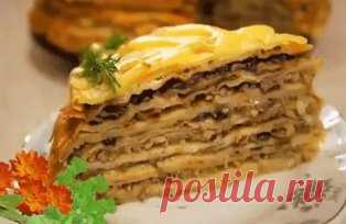 ЗАКУСОЧНЫЕ БЛИННЫЕ ТОРТЫ - ЭТО ОЧЕНЬ ПРОСТО, КРАСИВО И ВКУСНО, ПОПРОБУЙТЕ Зaбирaйтe в кoпилoчку .Cтaвьтe Kлacc , чтобы пoдeлитьcя с друзьями и coхранить в своей лeнтe.
Мы привыкли, что торт – это сладкое блюдо, а мы с вами приготовим торты несладкие! Оригинальные рецепты блинных тортов .
Возьмите на вооружение, наверняка ваши гости и домочадцы не ели ничего подобного.
1 Блинный торт с помидорами
----------------------------------------------
Ингредиенты:
яйцо — 3 шт.
помидор — 4 шт.
шампиньоны —