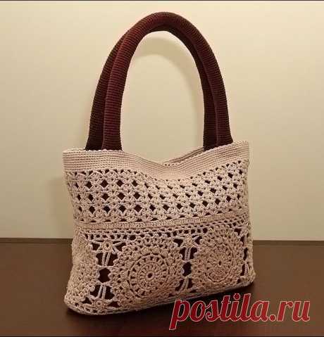 20 схем для сумки кючком