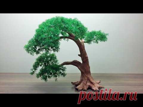 How to make a Artificial Bonsai Tree. - YouTube