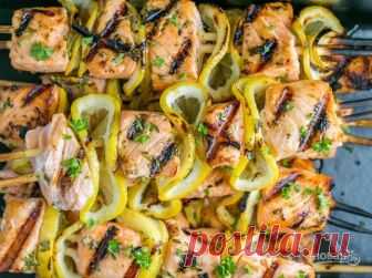 40 рецептов шашлыка из рыбы