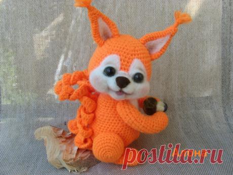 Бельчонок с приваленой мордашкой. МК от Алоны